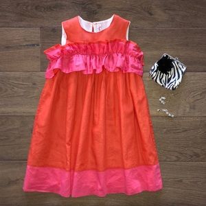 il gufo dress Orange & Pink size 6 perfect shape